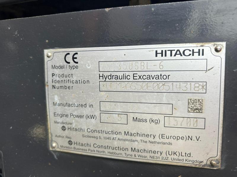 Hitachi ZX135 US-6 Blade